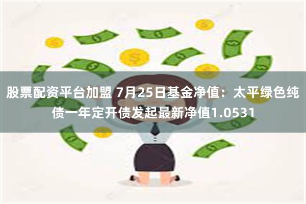 股票配资平台加盟 7月25日基金净值：太平绿色纯债一年定开债发起最新净值1.0531