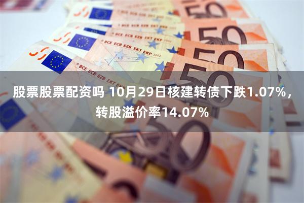 股票股票配资吗 10月29日核建转债下跌1.07%，转股溢价率14.07%