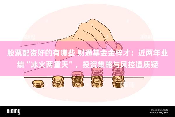 股票配资好的有哪些 财通基金金梓才：近两年业绩“冰火两重天”，投资策略与风控遭质疑